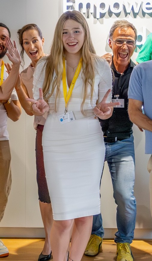 Jil and Lars Kommer at the Microsoft Innovation Center